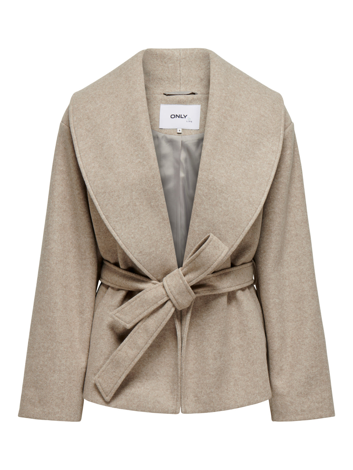 ONLAUGUSTA Short Coat - Beige